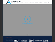 Tablet Screenshot of andrewtarvin.com